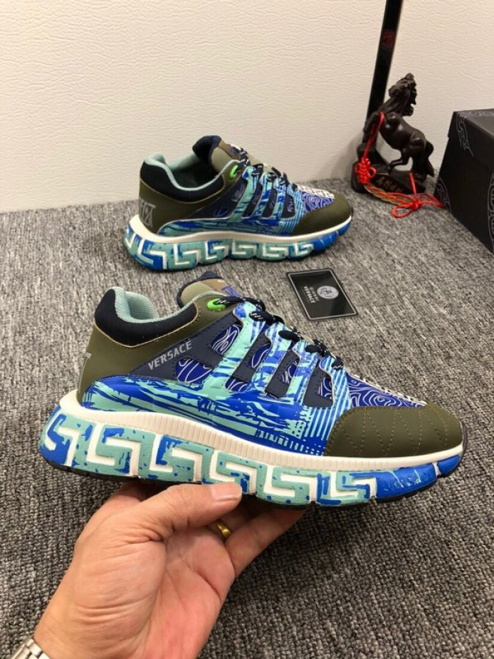 vse chain reaction blue sneaker