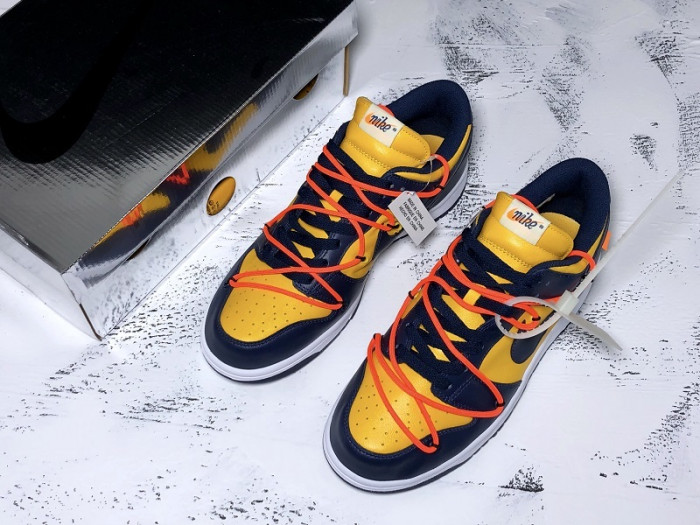 nike dunk low of michigan - ct0856-700